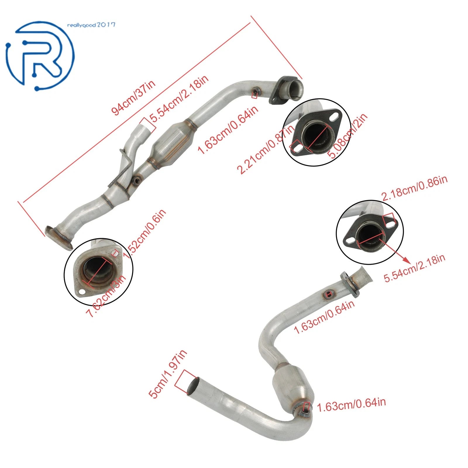 Catalytic Converter Set for Jeep Grand Cherokee Commander 4.7L (2005–2006)
