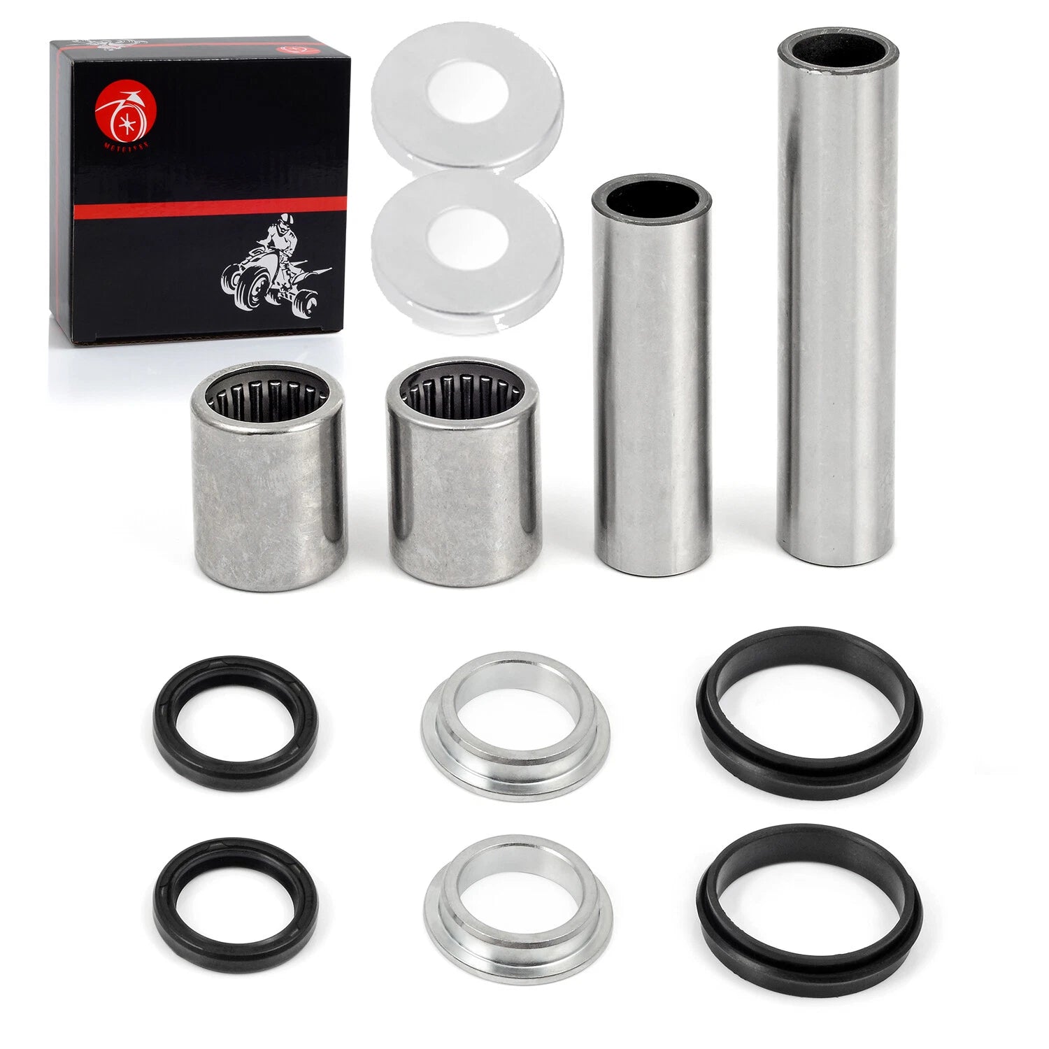 Swingarm Needle Bearing Dust Seal Kit for Honda 400EX 400X (1999–2014)