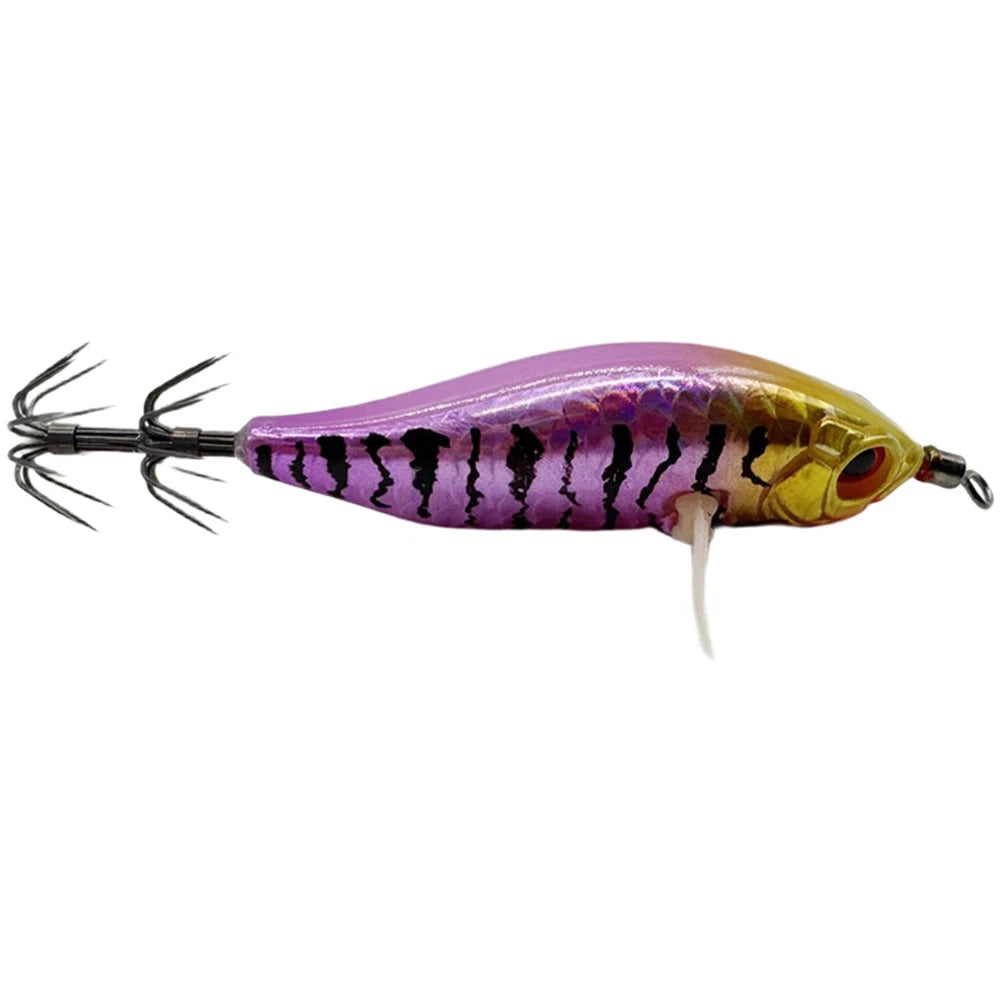 Glow Wood Shrimp Egi Lure 8cm for Night Use Squid Fishing