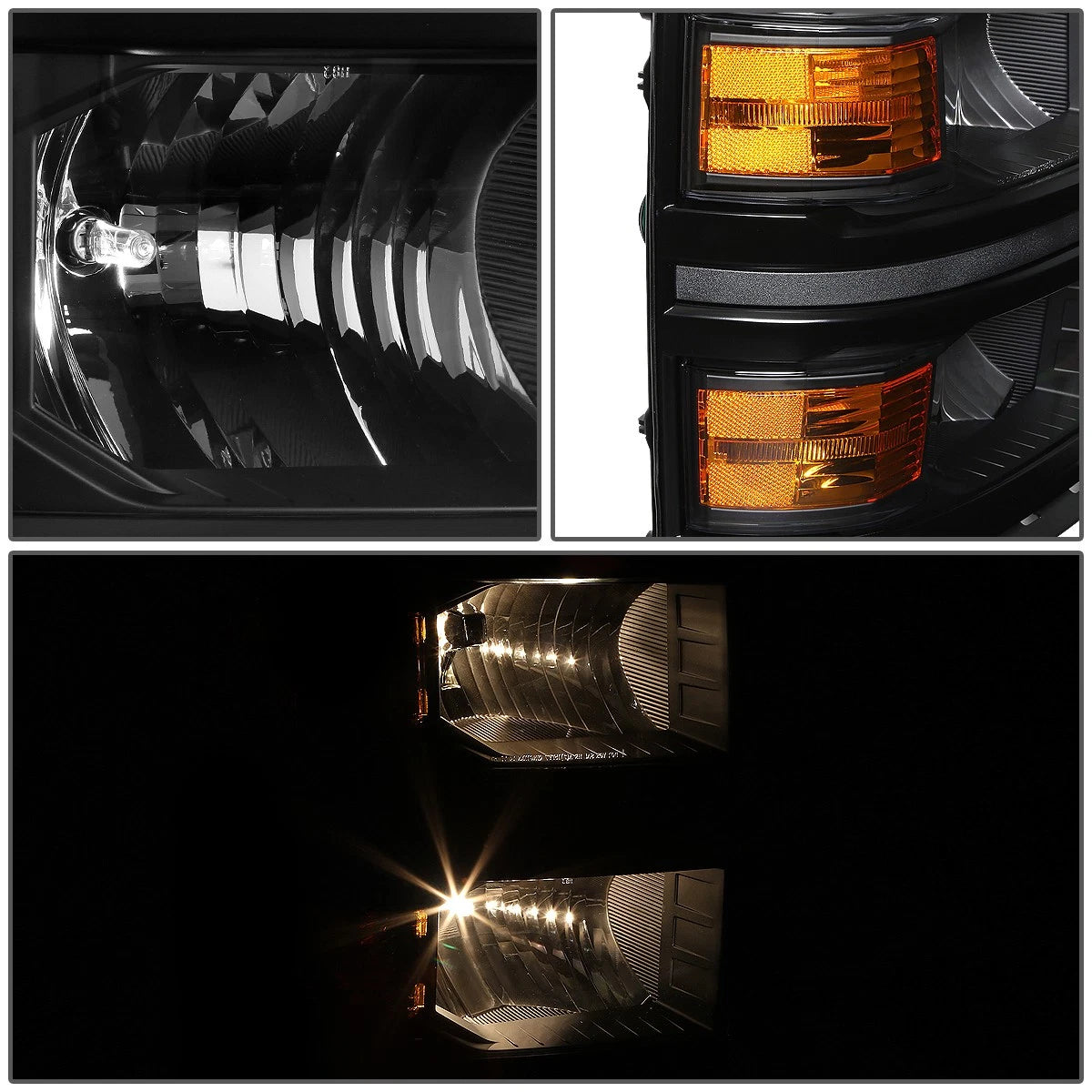Right Headlight for Chevy Silverado 1500 (2014–2015) GM2503389