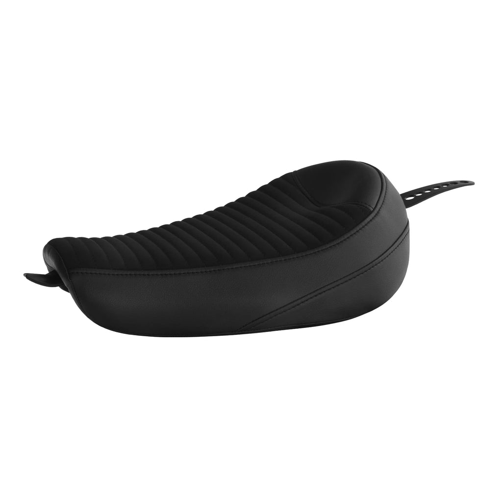Black Front Driver Solo Seat for Harley Sportster XL883 1200 48 72 (2010–2022)
