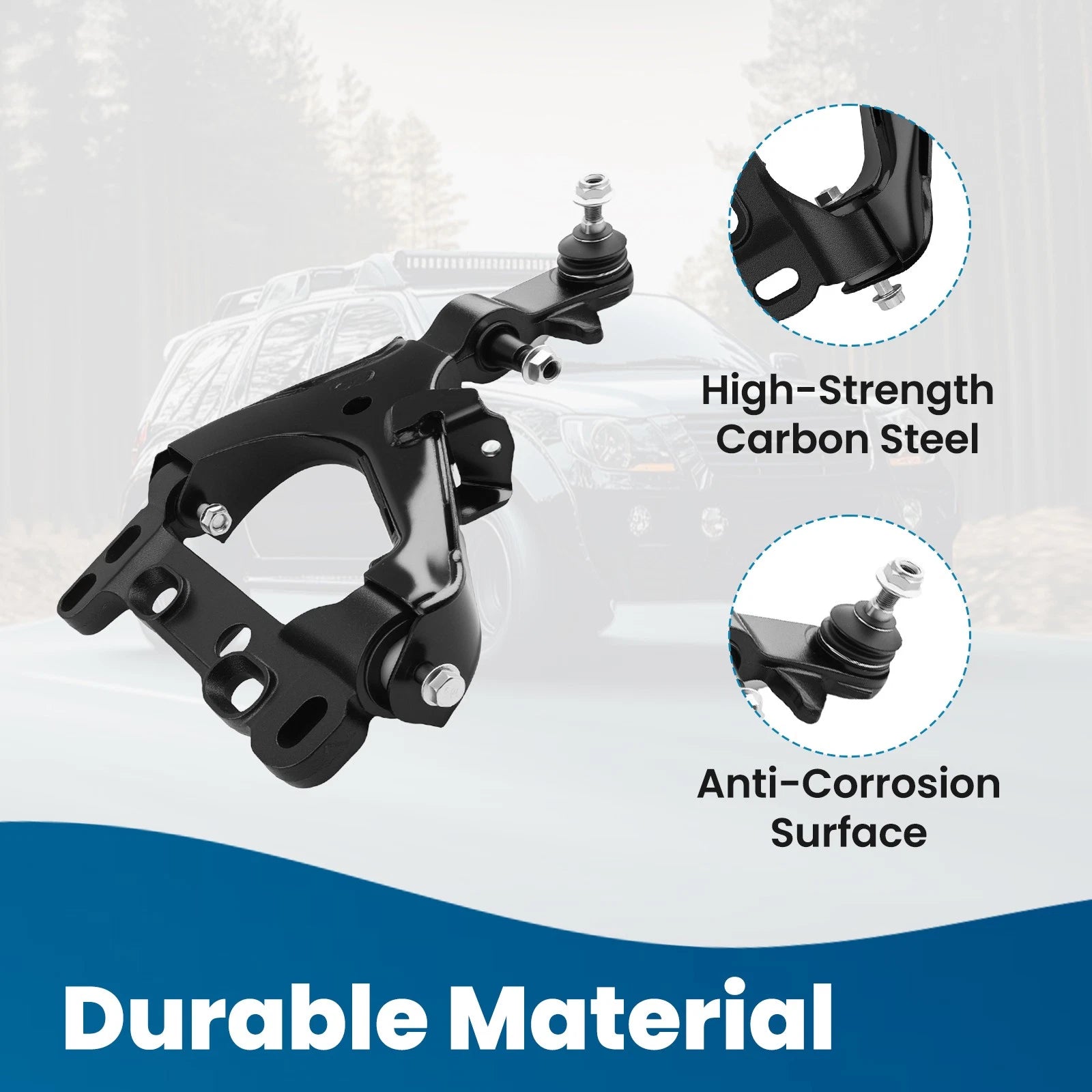 10x Front Control Arms Suspension Kit for Oldsmobile Bravada (2002–2003) K620310