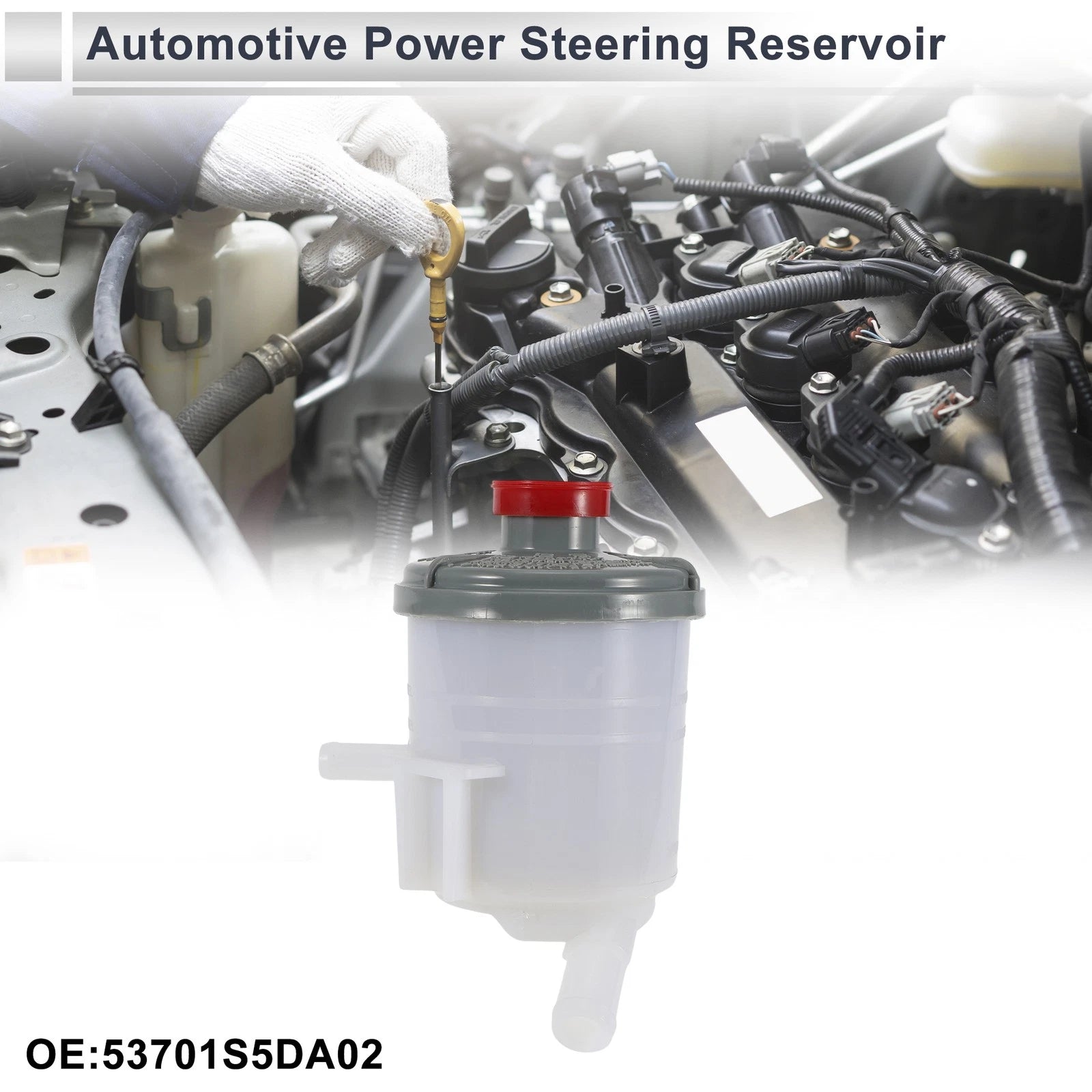 Power Steering Reservoir for Honda Civic (2001–2005) No. 53701S5DA02