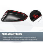 Gloss Black Rearview Mirror Cover Caps for Lexus RX (2023)