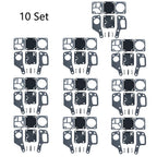 10X Carburetor Repair Kit for McCulloch Mini Mac 120 130 140 (Zama RB19 M1M7)