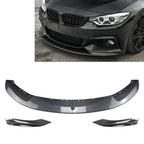 Bumper Lip Spoiler & Side Splitter Canards Cover for BMW 4 Series (2014-2020)