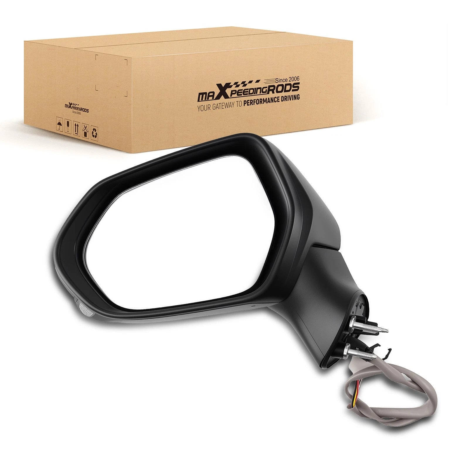 Left Rear View Mirror for Toyota Camry Hybrid (2018–2022) Heated Signal