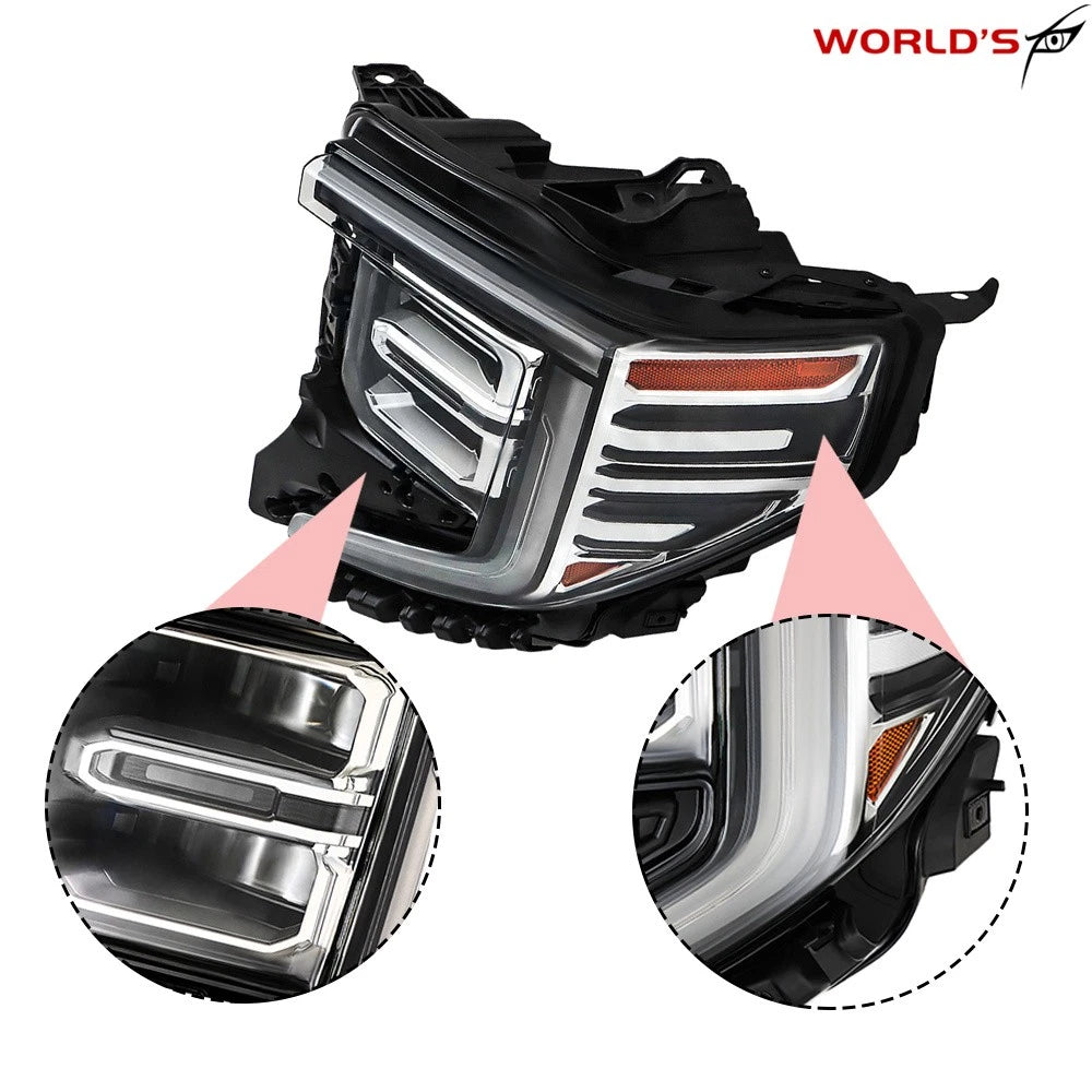 LED Projector Headlight for GMC Sierra 1500 SLT/Denali (2022–2024)