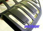 Matte Black Rear Tail Light Covers for Ford Ranger Wildtrak (2011-2022)