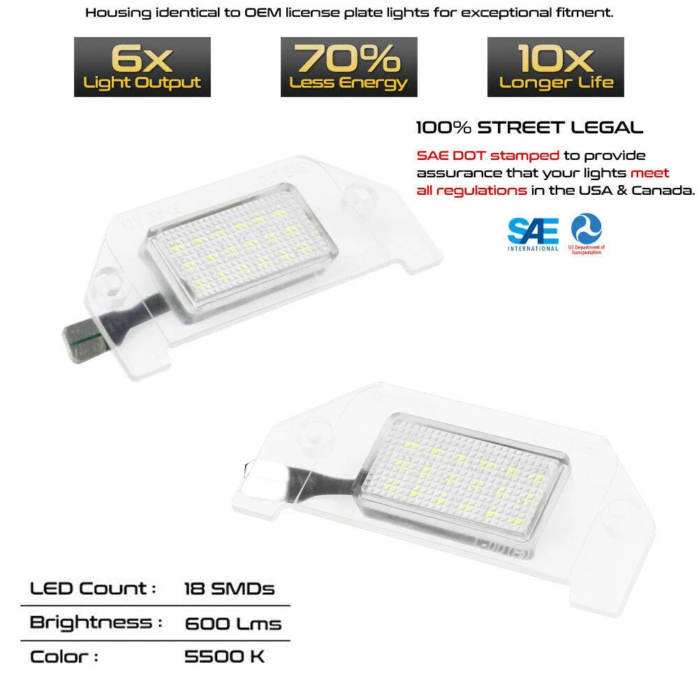 18-SMD LED License Plate Light for Dodge Charger Challenger Dart