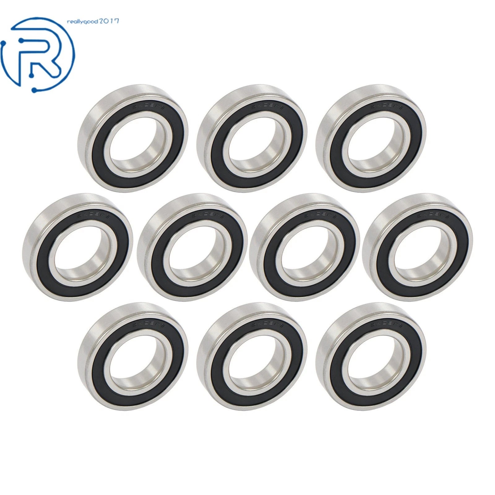 10Pcs 6209-2RS Deep Groove Ball Bearing 45mm ID 85mm OD 19mm (Fits Various)