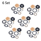 Set of 6 Carburetor Rebuild Kits for Tillotson RK-88HL 2-Cycle Chainsaw