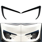 1 Pair Fog Light Eyebrow Cover Trim for Tesla Model X (2015–2020)