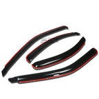 Set of 4 Smoke Window Visors for Ford Contour/Mystique (1995–2000)