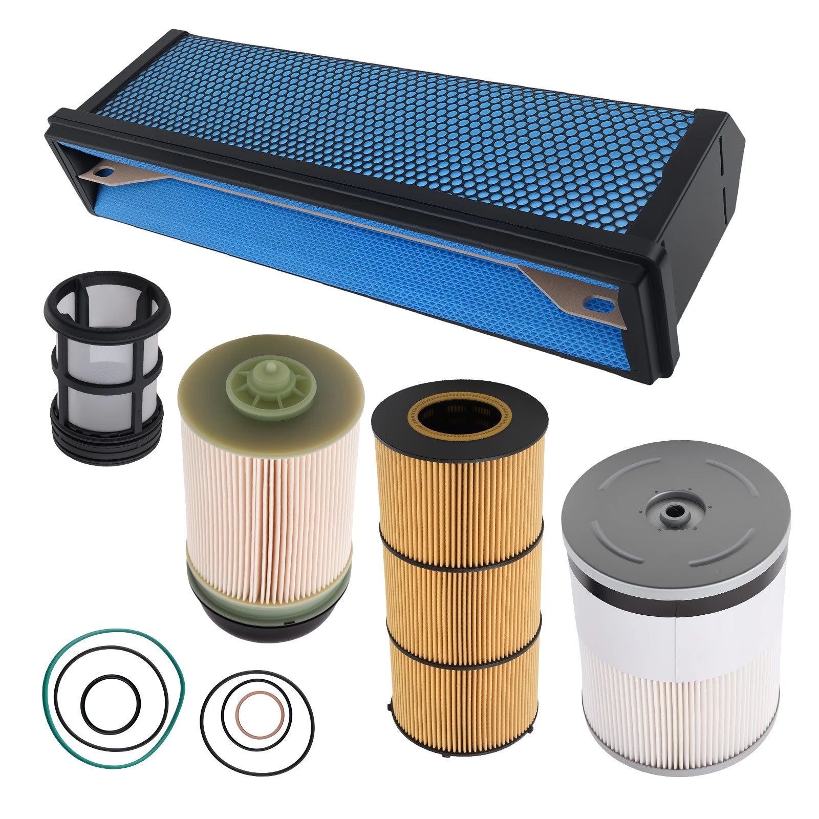 Air Filter Kit for Freightliner Cascadia (DD13 DD15 DD16) AF27879 PF9908
