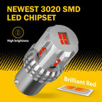 2X LED Brake Stop Tail Light Bulbs for Car 1157 Bay15d (12V)