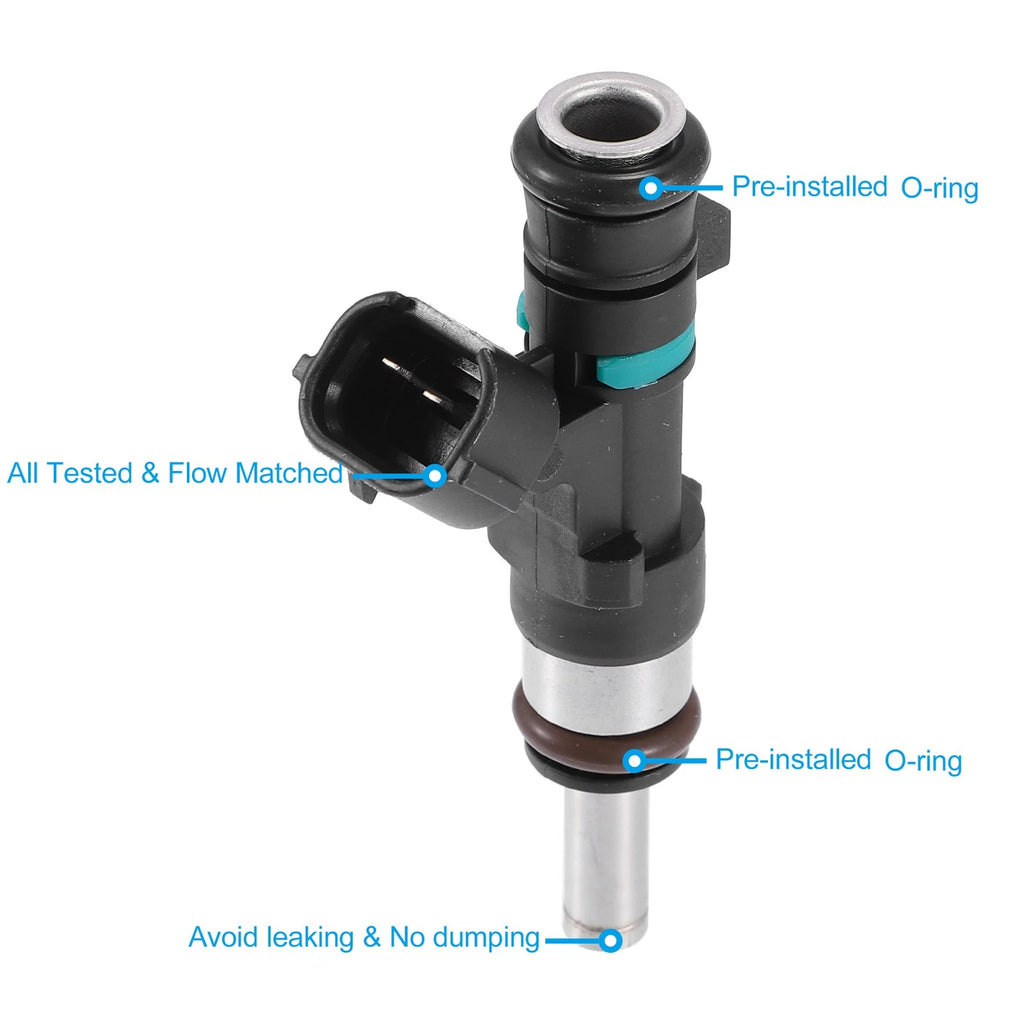1 Pcs Fuel Injector 0280158276 16600-3AC0A for Nissan March Versa (2005–2019)