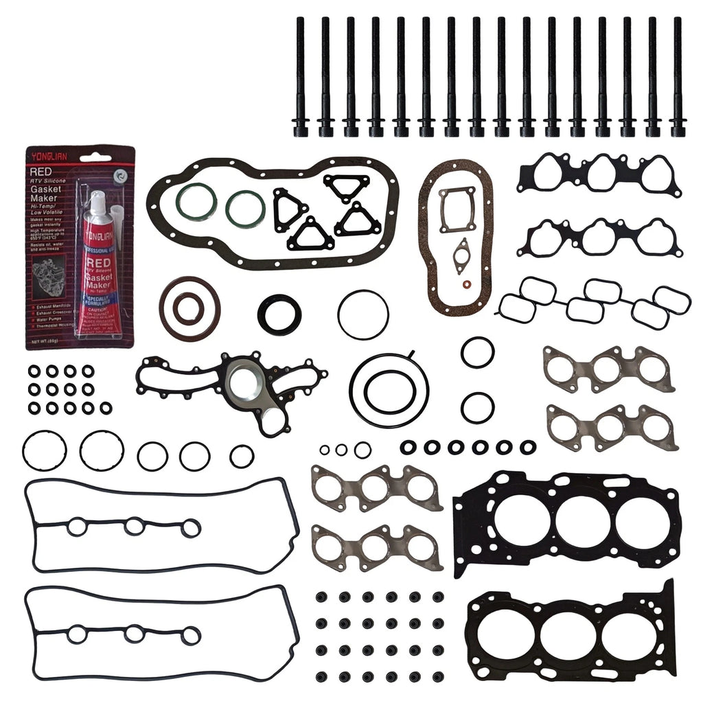 Full Gasket Set with Head Bolts for Toyota Tacoma 4Runner Tundra (2005–2015)