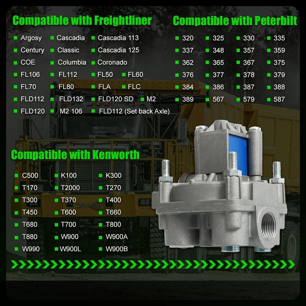 ABS Trailer Modulator Relay Valve Assy for Wabco Meritor (4721950330, S4721950330)