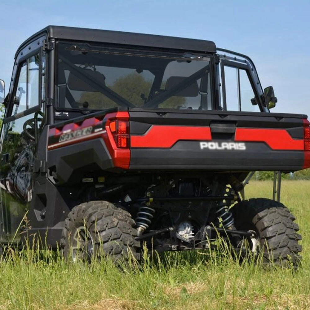1/4" Thick Rear Windshield for Polaris Ranger XP 1000/Crew (2017–2024)