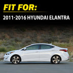 Chrome Rear Left Driver Exterior Door Handle for Hyundai Elantra (2011–2016)