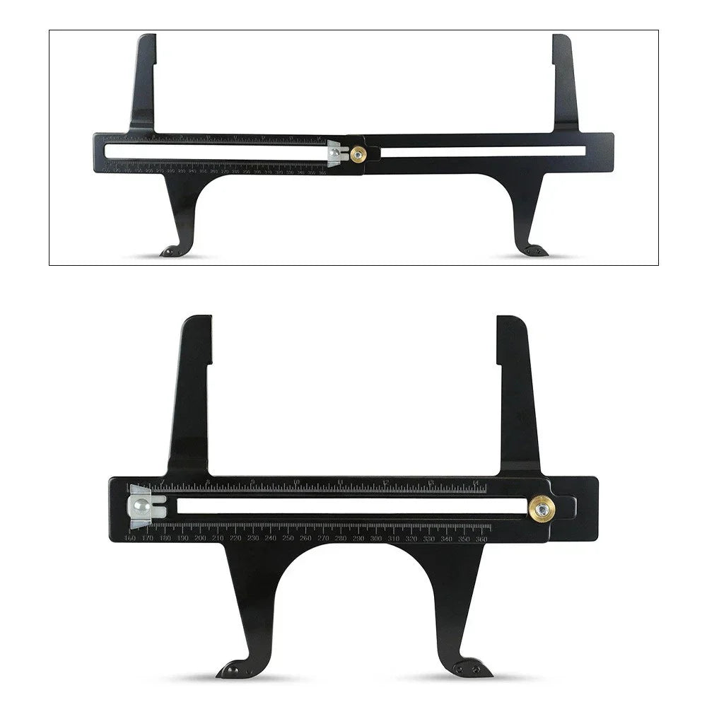 Dual Scale Brake Measuring Tool for Rear Drum Brake Shoe Use