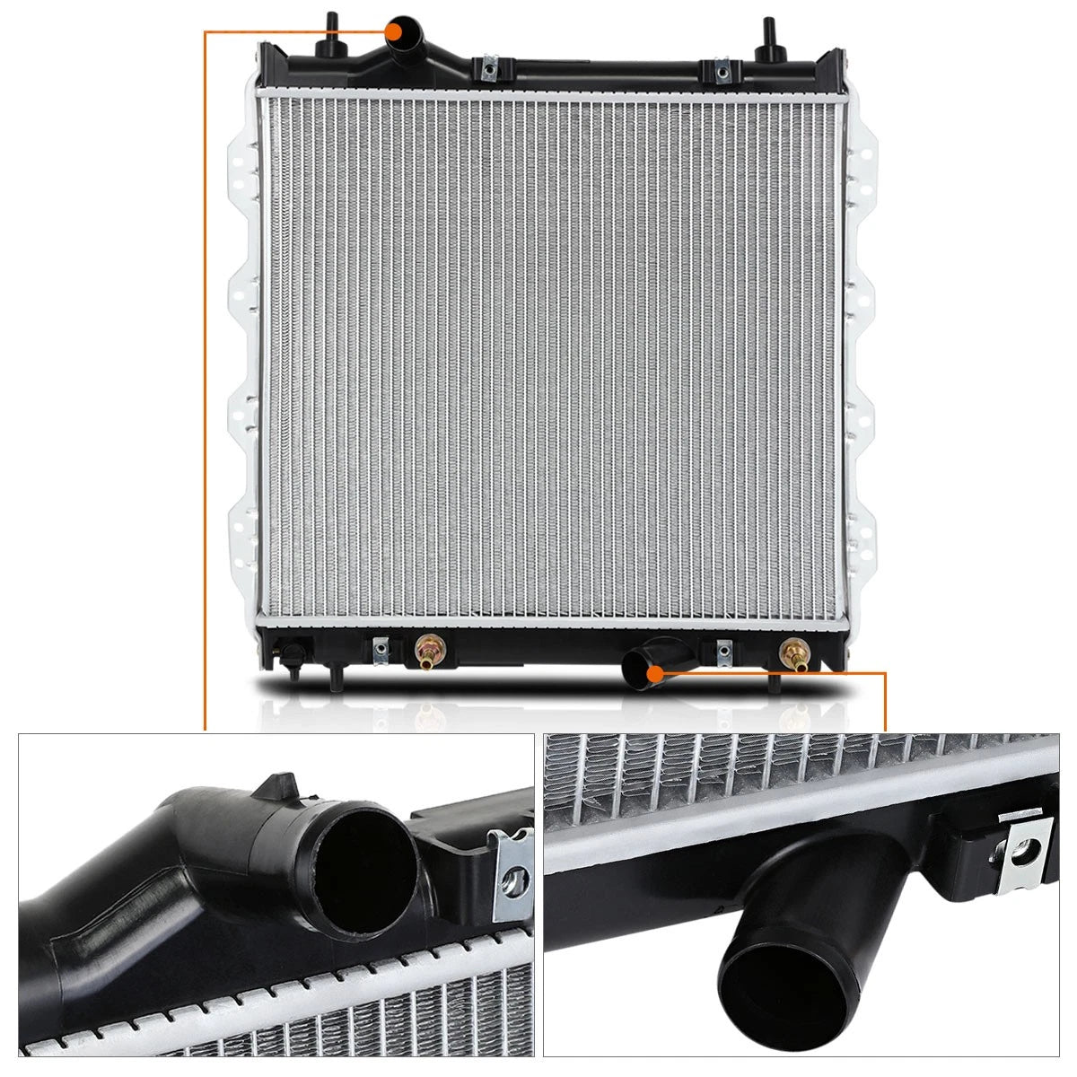Aluminum OE Factory Radiator for Chrysler PT Cruiser (2001–2010) DPI-2298