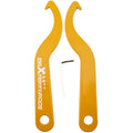 2X Steel Coilover C Spanners Hook Wrench for Universal Applications