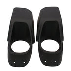 Set of 2 Front Bumper Fog Light Lamp Bezels for Jeep Wrangler (2013–2017)