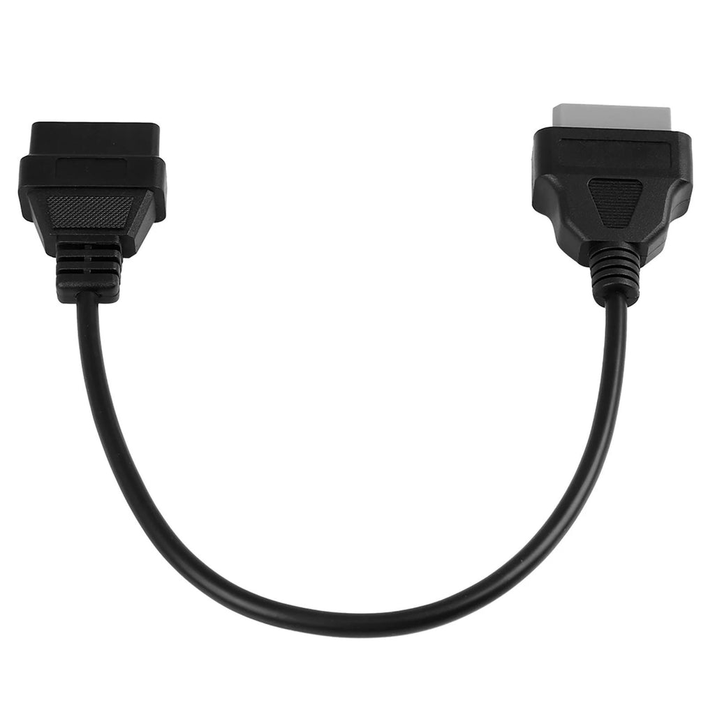 OBD2 Diagnostic Connector Cable 14 Pin to 16 Pin for Nissan (DC 12V)