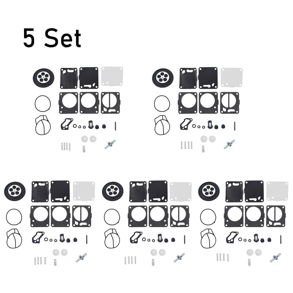 Set of 5 Carb Repair Rebuild Kits for SeaDoo 650 717 720 787 800