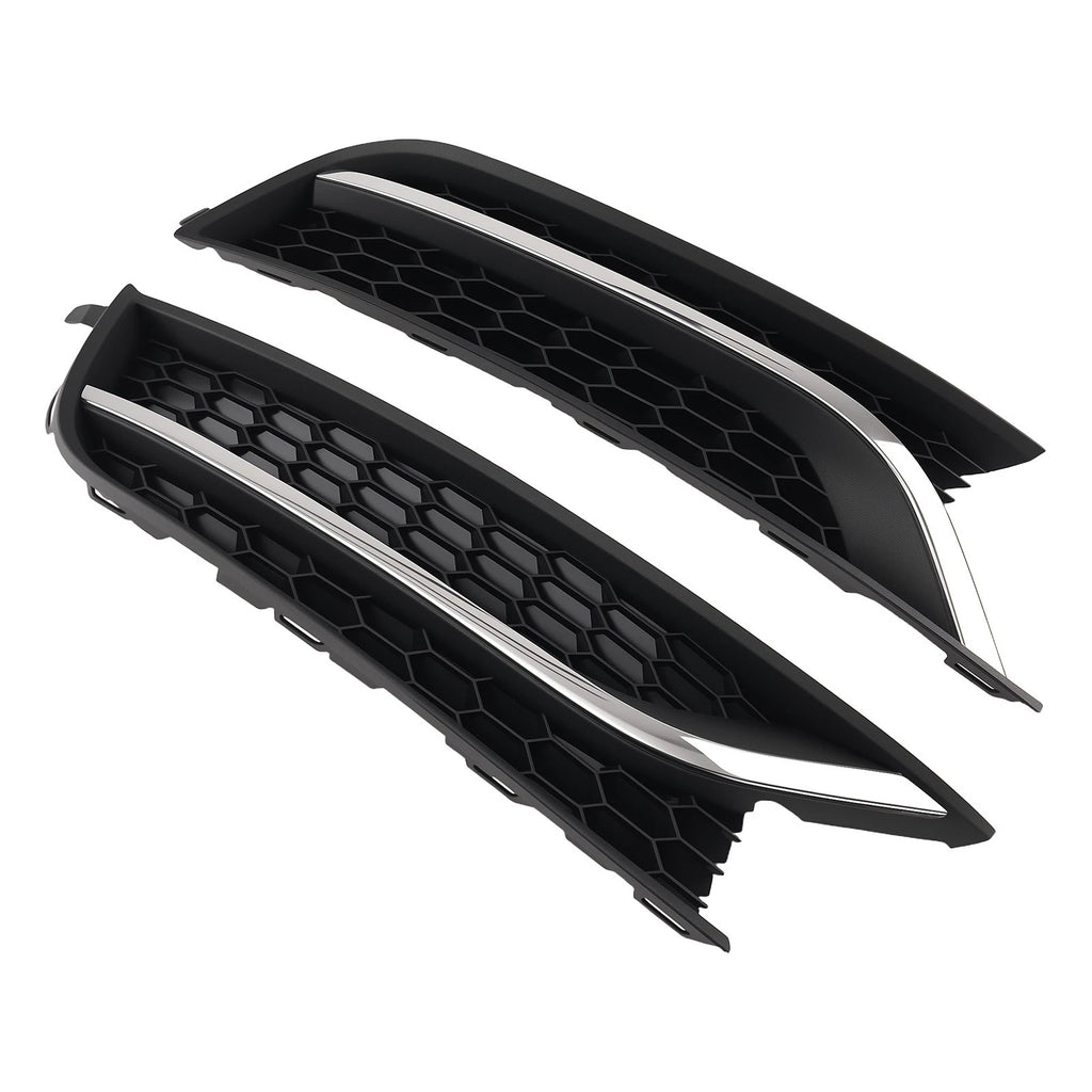 Pair Fog Light Grille Bezel Covers for VW Passat 2.0L 2.5L (2012–2015)