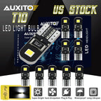 10Pcs White LED Interior Dome Map License Light Bulbs for Various Models (YYYY–YYYY)