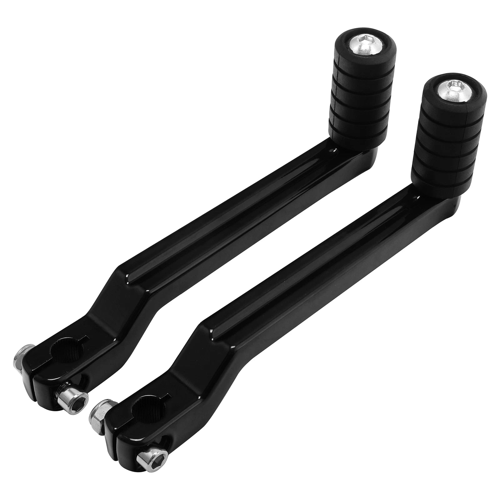 Black Heel Toe Shift Lever Shifter Pegs for Harley Street Glide (1988–2024)