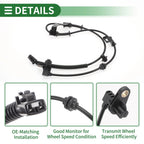 ABS Wheel Speed Sensor No. 956710U000 for Kia K2 (2011–2016) Front Right