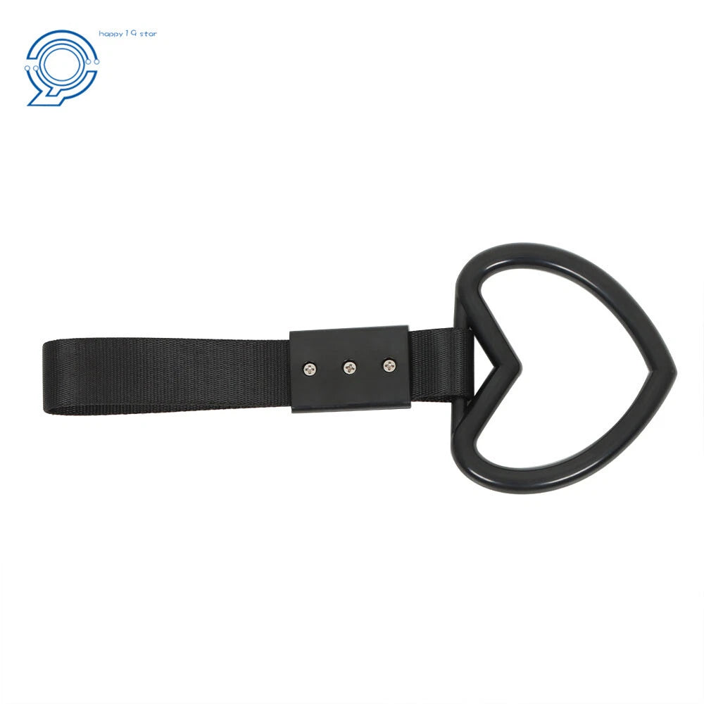 Nylon Handle Strap Charm for Subway Train Bus (Heart Shaped)