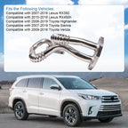 Engine Oil Cooler Line with Gaskets for Toyota Sienna Highlander Venza (2007–2019)
