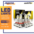 4X AUXITO 9005 & H11 LED Headlight Kit for (Plug & Play)