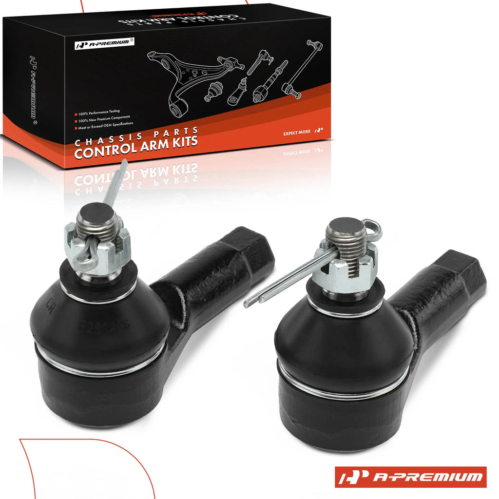 2X Front Side Outer Tie Rod End for Chevrolet Spark (2013–2015)