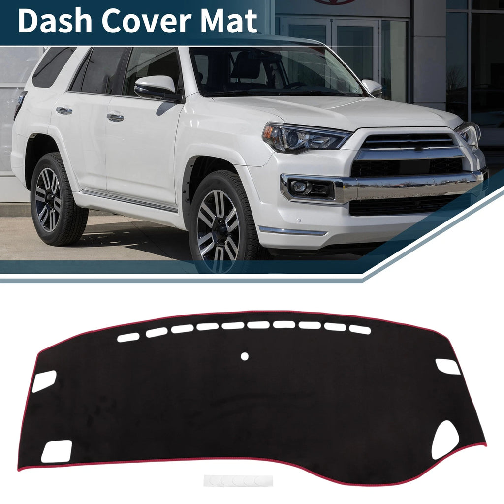 Dashboard Cover Mat for Honda Odyssey RC1 RC2 (2018–2023) Black Red