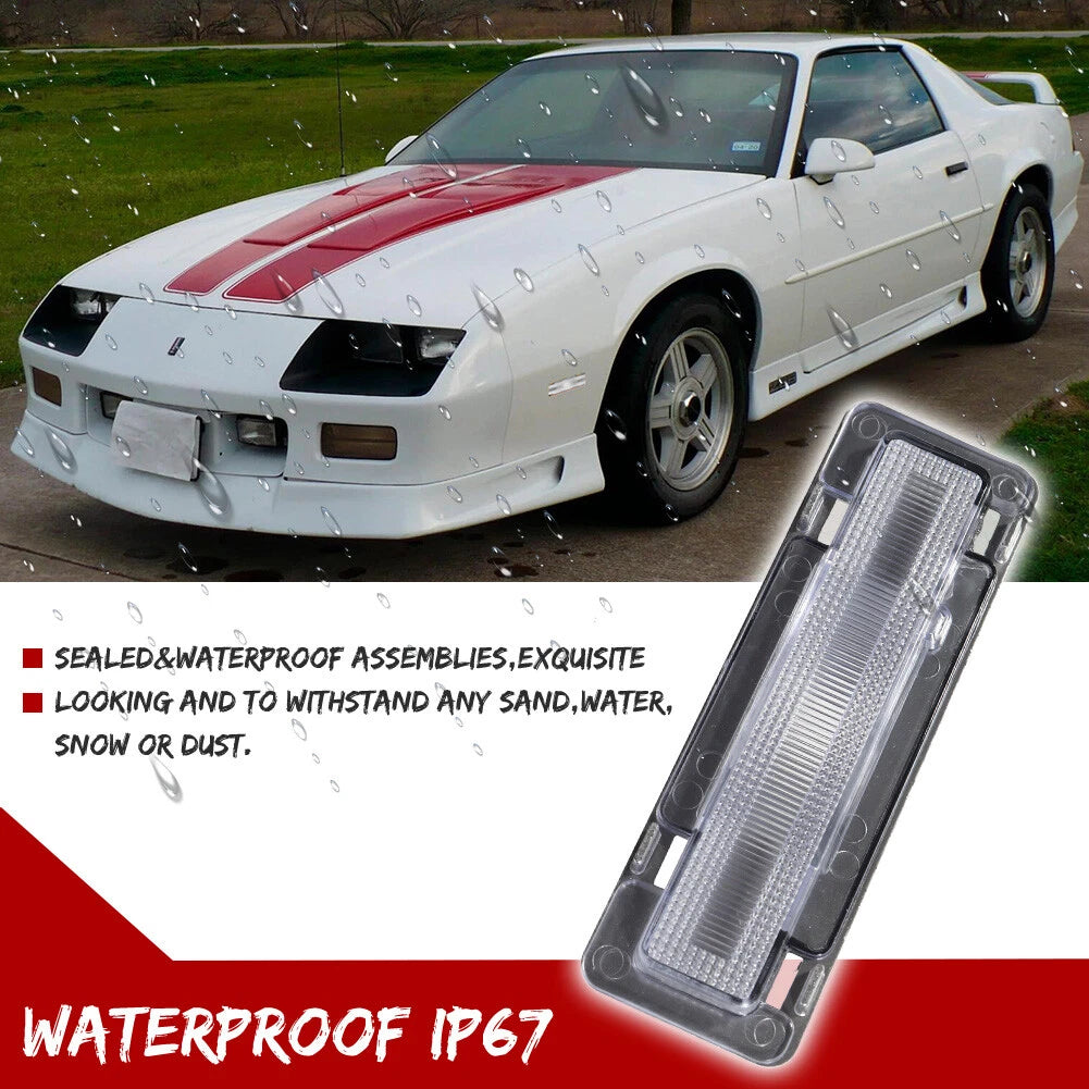 Clear Front Side Marker Light Housings for Chevy Camaro & Pontiac Firebird (1985–1992)
