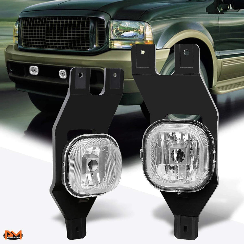 OE Style Clear Lens Front Bumper Fog Light for Ford Super Duty/Excursion (1999–2004)