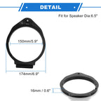 2X Speaker Spacer Ring Adapter for Hummer H2 (2003–2009) 6.5''