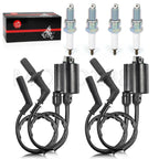 Ignition Coil Spark Plug Cap Set for Honda Shadow Aero 1100 (1998–2002)