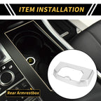 Armrest Box Rear Cup Holder Cover Trim for Toyota Tundra (2022–2024)