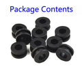 10 x Universal-Motorcycle Rubber Grommet Mount Set Side Cover Fender Accessory