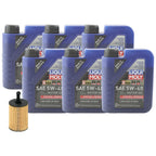 6L Engine Oil Change Kit for Audi A3 Quattro (2010–2013) - Liqui Moly 5W-40