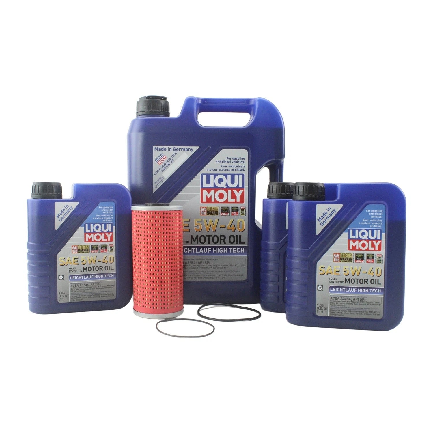 Oil Change Kit 5W40 for Mercedes M119 5.0L (1990–1996) - 8L Liqui Moly Molygen