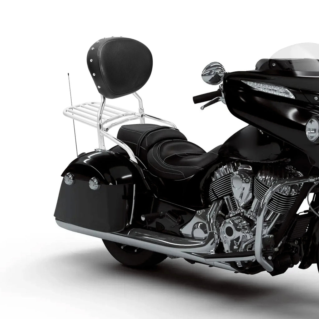Passenger Backrest Sissy Bar Pad for Indian Chieftain Dark Horse (2016–2025)