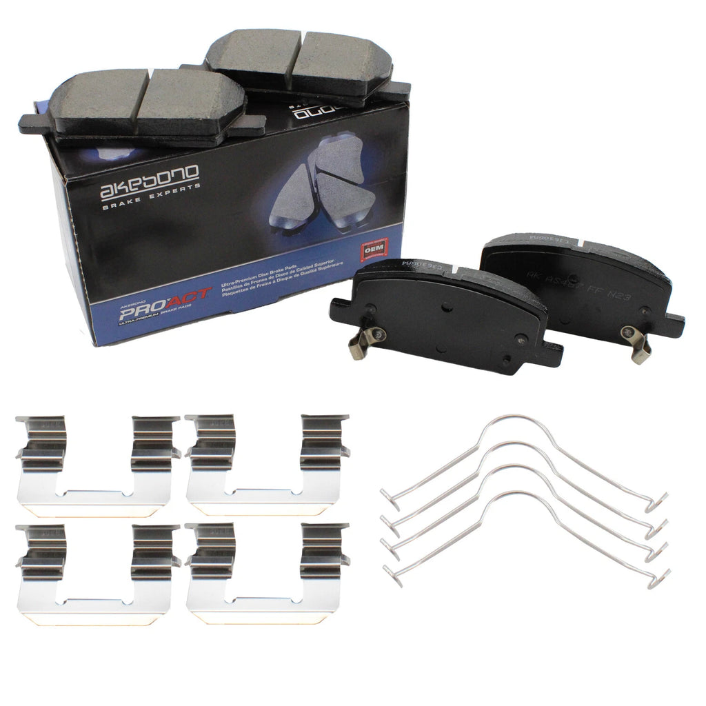 Akebono ProACT Front Ceramic Disc Brake Pads for Buick Encore, Chevrolet Trax (2013–2021)
